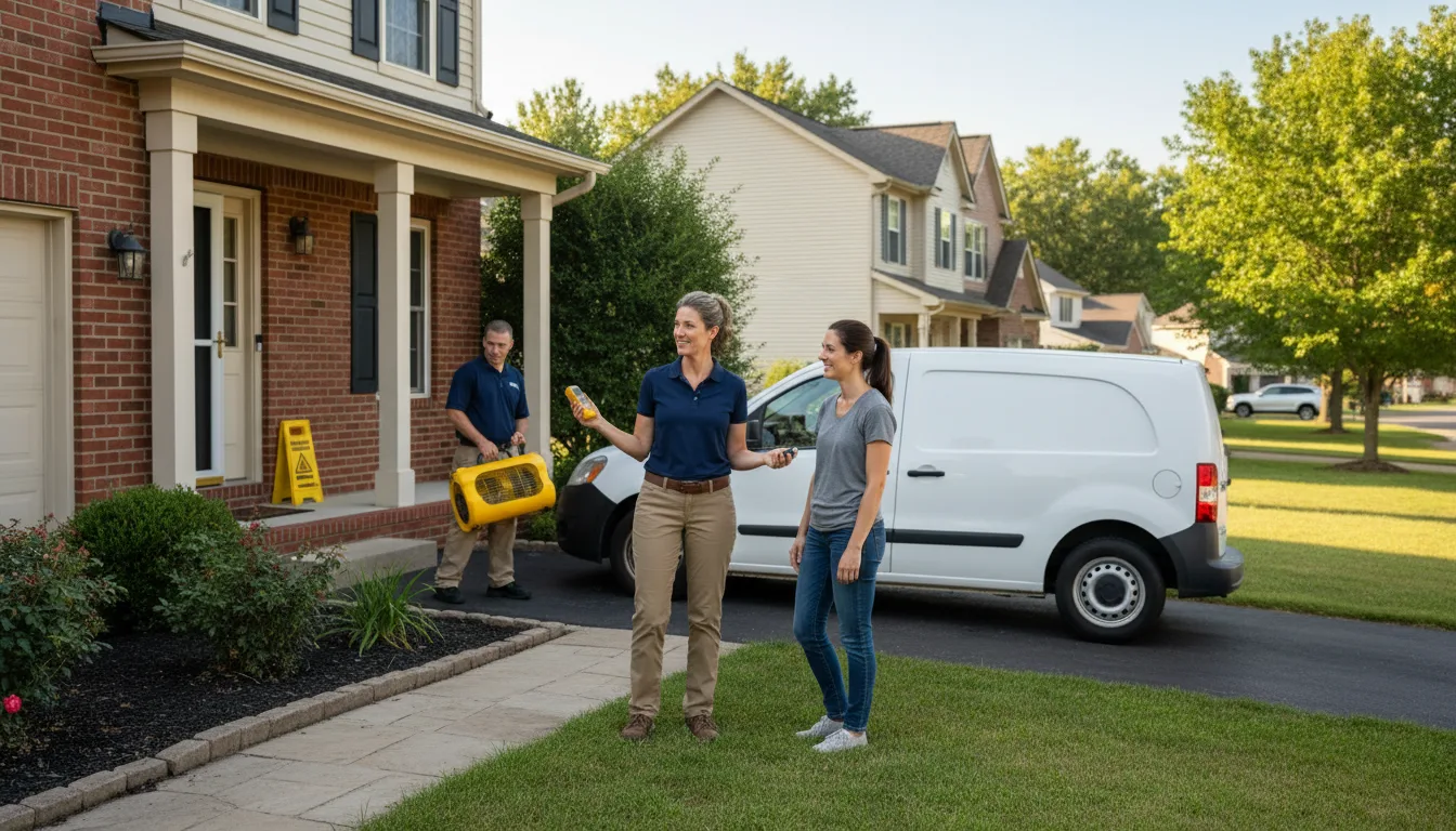 Residential water damage restoration in Kykotsmovi Village, AZ